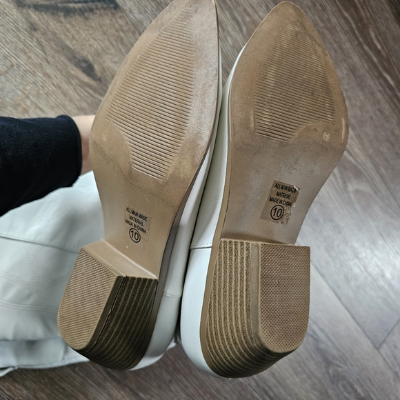 SODA White Cowgirl Boots - Picture 4 of 7